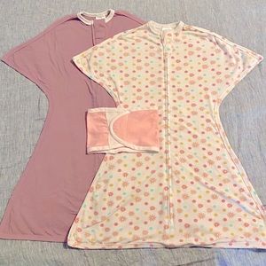 Bundle of 2 Zipadee Zip swaddles + Snuggle Strap